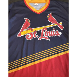 St Louis Cardinals Bally Sports Midwest Replica Hockey Jersey Size Men’s XL